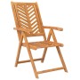 Sillas de jardín reclinables 3 uds madera maciza acacia de vidaXL, Sillas de jardín - Ref: Foro24-362232, Precio: 263,44 €, D...