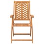 Sillas de jardín reclinables 3 uds madera maciza acacia de vidaXL, Sillas de jardín - Ref: Foro24-362232, Precio: 263,44 €, D...