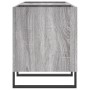 Mueble para discos madera contrachapada gris sonoma 121x38x48cm de vidaXL, Almacenamiento para CD y DVD - Ref: Foro24-831690,...
