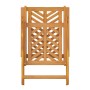 Sillas de jardín reclinables 3 uds madera maciza acacia de vidaXL, Sillas de jardín - Ref: Foro24-362232, Precio: 263,44 €, D...