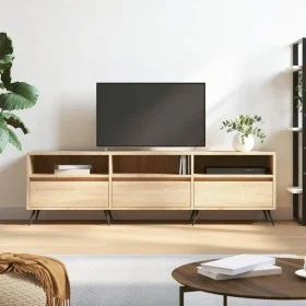 Mueble de TV madera contrachapada roble Sonoma 150x30x44,5 cm de vidaXL, Muebles TV - Ref: Foro24-831255, Precio: 87,62 €, De...