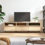 Mueble de TV madera contrachapada roble Sonoma 150x30x44,5 cm de vidaXL, Muebles TV - Ref: Foro24-831255, Precio: 88,98 €, De...