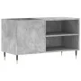 Concrete gray engineered wood disc cabinet 85x38x48 cm by vidaXL, CD and DVD storage - Ref: Foro24-831696, Price: 43,81 €, Di...