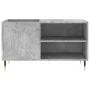 Concrete gray engineered wood disc cabinet 85x38x48 cm by vidaXL, CD and DVD storage - Ref: Foro24-831696, Price: 43,81 €, Di...