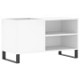 Mueble para discos madera de ingeniería blanco 85x38x48 cm de vidaXL, Almacenamiento para CD y DVD - Ref: Foro24-831708, Prec...