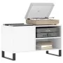 Mueble para discos madera de ingeniería blanco 85x38x48 cm de vidaXL, Almacenamiento para CD y DVD - Ref: Foro24-831708, Prec...