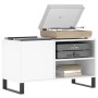 Mueble para discos madera de ingeniería blanco 85x38x48 cm de vidaXL, Almacenamiento para CD y DVD - Ref: Foro24-831708, Prec...