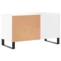 Mueble para discos madera de ingeniería blanco 85x38x48 cm de vidaXL, Almacenamiento para CD y DVD - Ref: Foro24-831708, Prec...