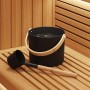 Juego de Accesorios de Sauna 2 pcs Negro en Piscinas | Comprar online en Foru.es