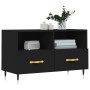 Mueble para TV madera contrachapada negro 80x36x50 cm de vidaXL, Muebles TV - Ref: Foro24-828949, Precio: 52,84 €, Descuento: %