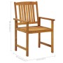 Sillas de jardín con cojines 2 unidades madera maciza de acacia de vidaXL, Sillas de jardín - Ref: Foro24-3061171, Precio: 15...