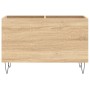 Mueble discos madera contrachapada roble Sonoma 74,5x38x48 cm de vidaXL, Almacenamiento para CD y DVD - Ref: Foro24-831727, P...