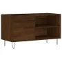 Oak brown engineered wood record cabinet 85x38x48 cm by vidaXL, CD and DVD storage - Ref: Foro24-831707, Price: 53,95 €, Disc...