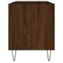 Oak brown engineered wood record cabinet 85x38x48 cm by vidaXL, CD and DVD storage - Ref: Foro24-831707, Price: 53,95 €, Disc...