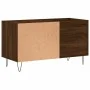Oak brown engineered wood record cabinet 85x38x48 cm by vidaXL, CD and DVD storage - Ref: Foro24-831707, Price: 53,95 €, Disc...