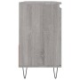 Armario de baño madera contrachapada gris Sonoma 65x33x60 cm de vidaXL, Muebles de baño - Ref: Foro24-831610, Precio: 65,10 €...