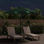 Sombrilla voladiza de jardín con LED verde 3 m en Sombrillas | Comprar online en Foru.es