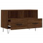 Mueble para TV madera contrachapada roble marrón 80x36x50 cm de vidaXL, Muebles TV - Ref: Foro24-828971, Precio: 64,60 €, Des...