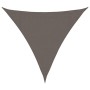 Toldo de vela triangular 3,6x3,6x3,6 m HDPE gris antracita en Sombrillas | Comprar online en Foru.es