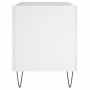 Mueble para discos madera contrachapada blanco 74,5x38x48 cm de vidaXL, Almacenamiento para CD y DVD - Ref: Foro24-831724, Pr...