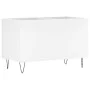 Mueble para discos madera contrachapada blanco 74,5x38x48 cm de vidaXL, Almacenamiento para CD y DVD - Ref: Foro24-831724, Pr...