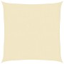 Toldo de vela cuadrado HDPE 3,6x3,6 m crema en Sombrillas | Comprar online en Foru.es