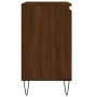 Armario de baño madera de ingeniería marrón roble 58x33x60 cm de vidaXL, Tocadores de baño - Ref: Foro24-831587, Precio: 42,7...