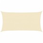 Toldo de vela rectangular HDPE 2x4m crema en Sombrillas | Comprar online en Foru.es