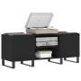 Mueble para discos madera contrachapada negro 121x38x48 cm de vidaXL, Almacenamiento para CD y DVD - Ref: Foro24-831685, Prec...