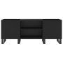 Mueble para discos madera contrachapada negro 121x38x48 cm de vidaXL, Almacenamiento para CD y DVD - Ref: Foro24-831685, Prec...