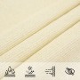 Toldo de vela triangular HDPE 3,6x3,6x3,6 m color crema en Sombrillas | Comprar online en Foru.es