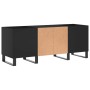 Mueble para discos madera contrachapada negro 121x38x48 cm de vidaXL, Almacenamiento para CD y DVD - Ref: Foro24-831685, Prec...