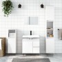Armario de baño madera contrachapada blanco brillo 65x33x60 cm de vidaXL, Tocadores de baño - Ref: Foro24-831606, Precio: 114...