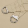 Toldo de vela rectangular tela Oxford beige 4x6 m en Sombrillas | Comprar online en Foru.es