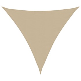 Toldo de vela triangular tela Oxford beige 3,6x3,6x3,6 m en Sombrillas | Comprar online en Foru.es