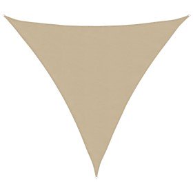 Toldo de vela triangular tela Oxford beige 3,6x3,6x3,6 m en Sombrillas | Comprar online en Foru.es