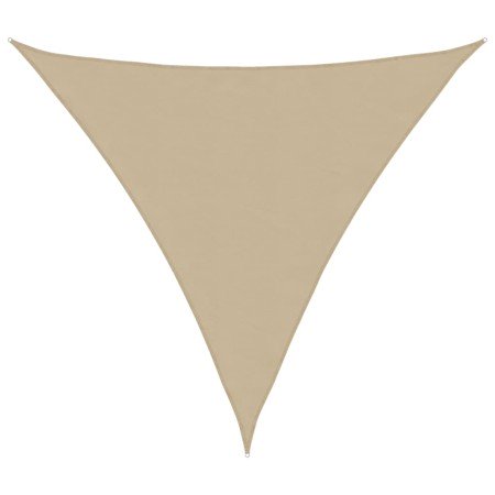 Toldo de vela triangular tela Oxford beige 3,6x3,6x3,6 m en Sombrillas | Comprar online en Foru.es