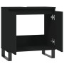 Armario de baño madera de ingeniería negro 58x33x60 cm de vidaXL, Tocadores de baño - Ref: Foro24-831589, Precio: 55,10 €, De...