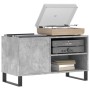 Mueble de discos madera de ingeniería gris hormigón 85x38x48 cm de vidaXL, Almacenamiento para CD y DVD - Ref: Foro24-831712,...