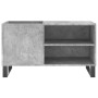 Mueble de discos madera de ingeniería gris hormigón 85x38x48 cm de vidaXL, Almacenamiento para CD y DVD - Ref: Foro24-831712,...