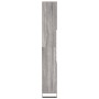 Armario de baño madera contrachapada gris Sonoma 30x30x190 cm de vidaXL, Tocadores de baño - Ref: Foro24-831546, Precio: 95,5...
