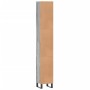 Armario de baño madera contrachapada gris Sonoma 30x30x190 cm de vidaXL, Tocadores de baño - Ref: Foro24-831546, Precio: 95,5...