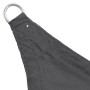 Toldo de vela triangular tela Oxford gris antracita 5x5x5 m en Sombrillas | Comprar online en Foru.es