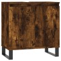 Armario de baño madera de ingeniería roble ahumado 58x33x60 cm de vidaXL, Tocadores de baño - Ref: Foro24-831593, Precio: 47,...