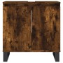 Armario de baño madera de ingeniería roble ahumado 58x33x60 cm de vidaXL, Tocadores de baño - Ref: Foro24-831593, Precio: 47,...