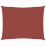 Toldo de vela rectangular tela Oxford terracota 2x4 m en Sombrillas | Comprar online en Foru.es