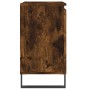 Armario de baño madera de ingeniería roble ahumado 58x33x60 cm de vidaXL, Tocadores de baño - Ref: Foro24-831593, Precio: 47,...
