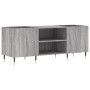 Mueble para discos madera contrachapada gris sonoma 121x38x48cm de vidaXL, Almacenamiento para CD y DVD - Ref: Foro24-831674,...