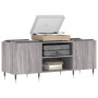 Mueble para discos madera contrachapada gris sonoma 121x38x48cm de vidaXL, Almacenamiento para CD y DVD - Ref: Foro24-831674,...