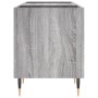 Mueble para discos madera contrachapada gris sonoma 121x38x48cm de vidaXL, Almacenamiento para CD y DVD - Ref: Foro24-831674,...